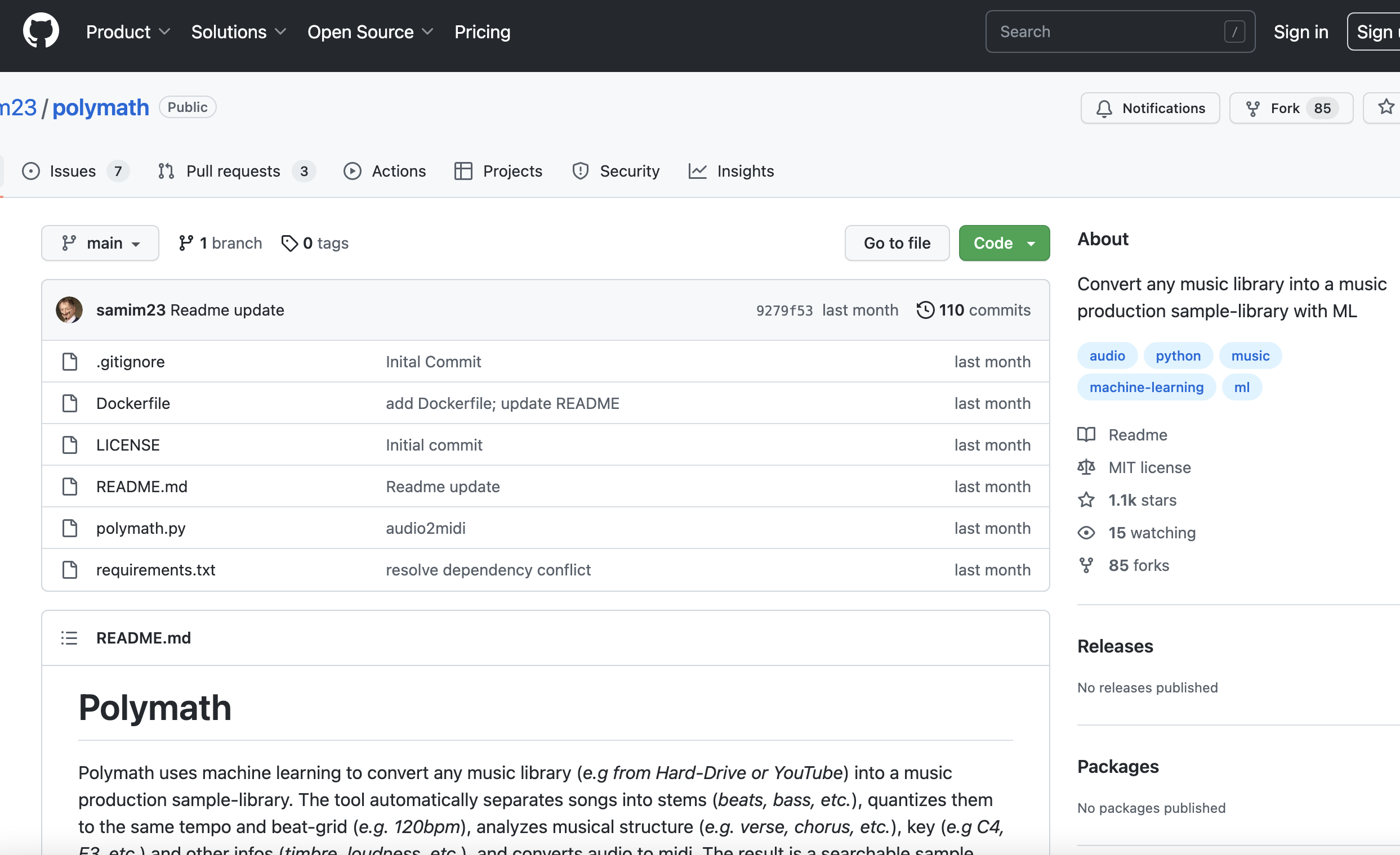 Polymath screenshot