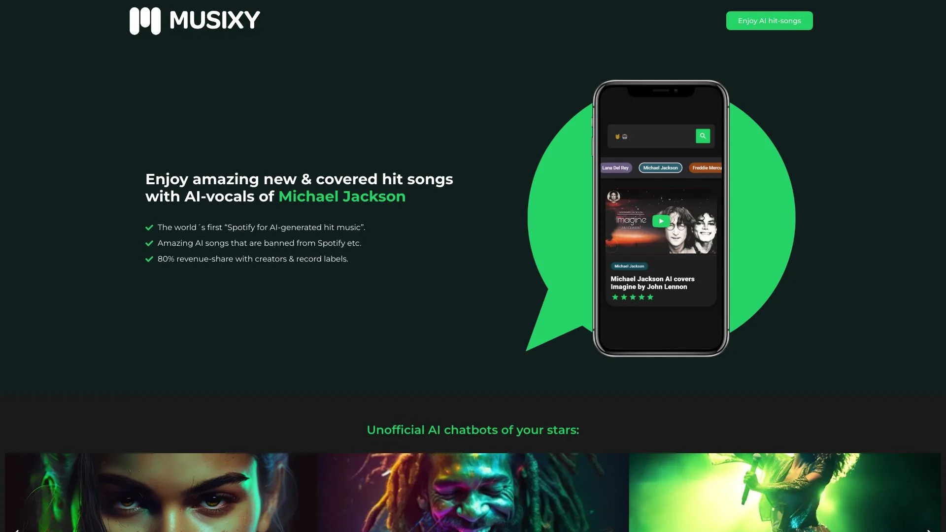 Musixy.ai screenshot