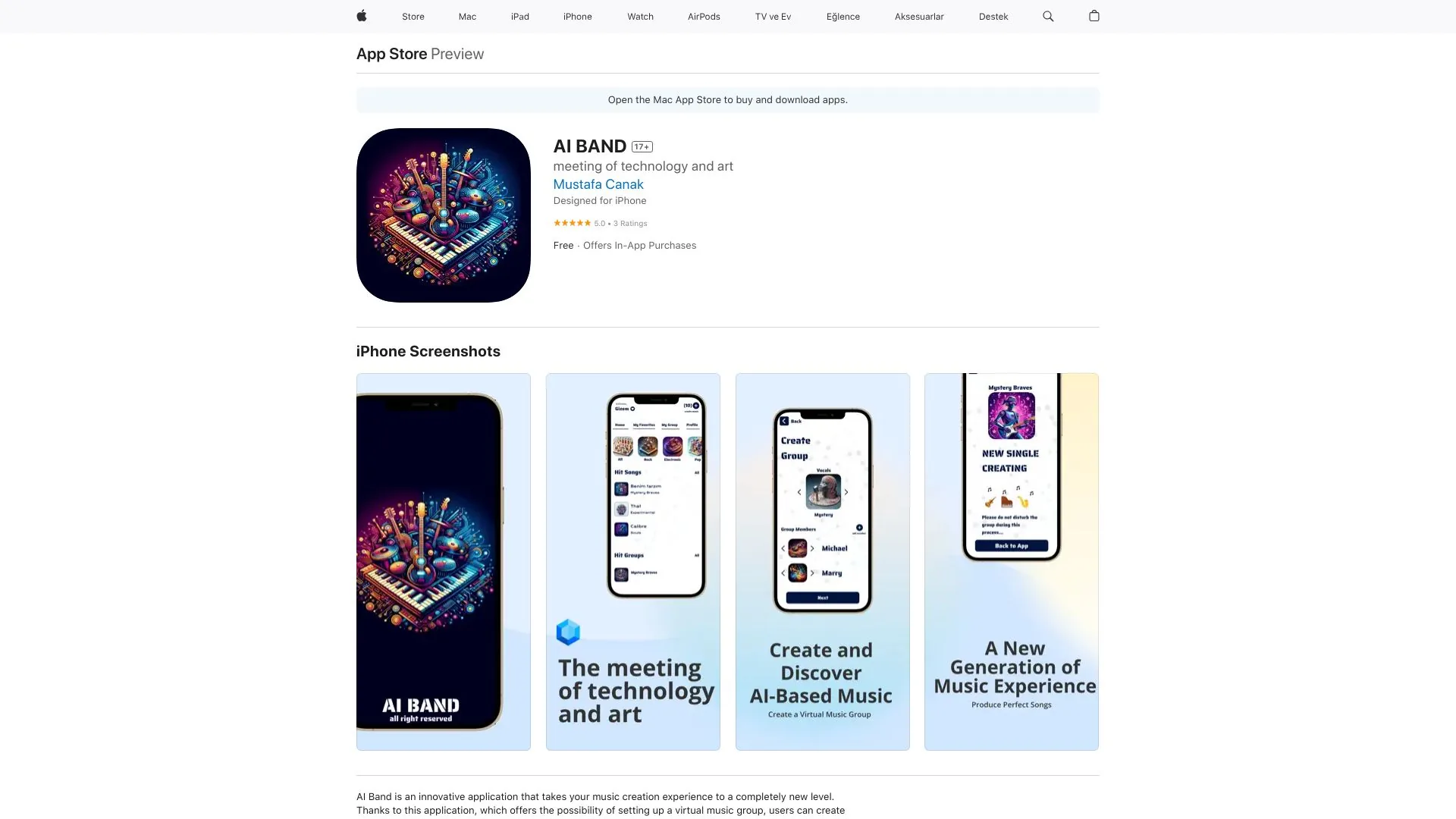 AI Band screenshot