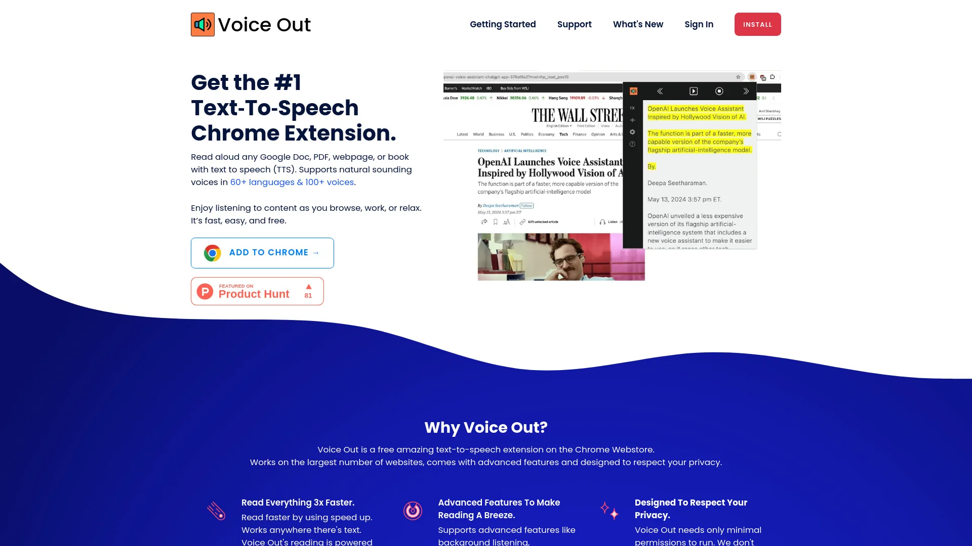 Voice Out screenshot