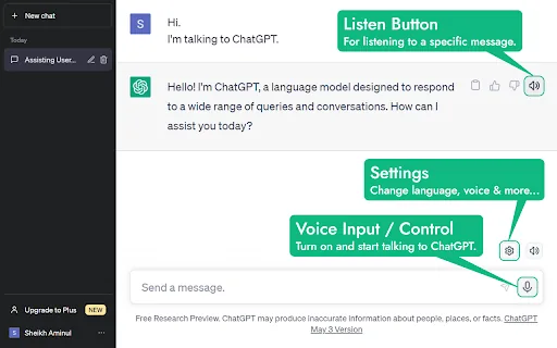 ChatGPT Voice screenshot