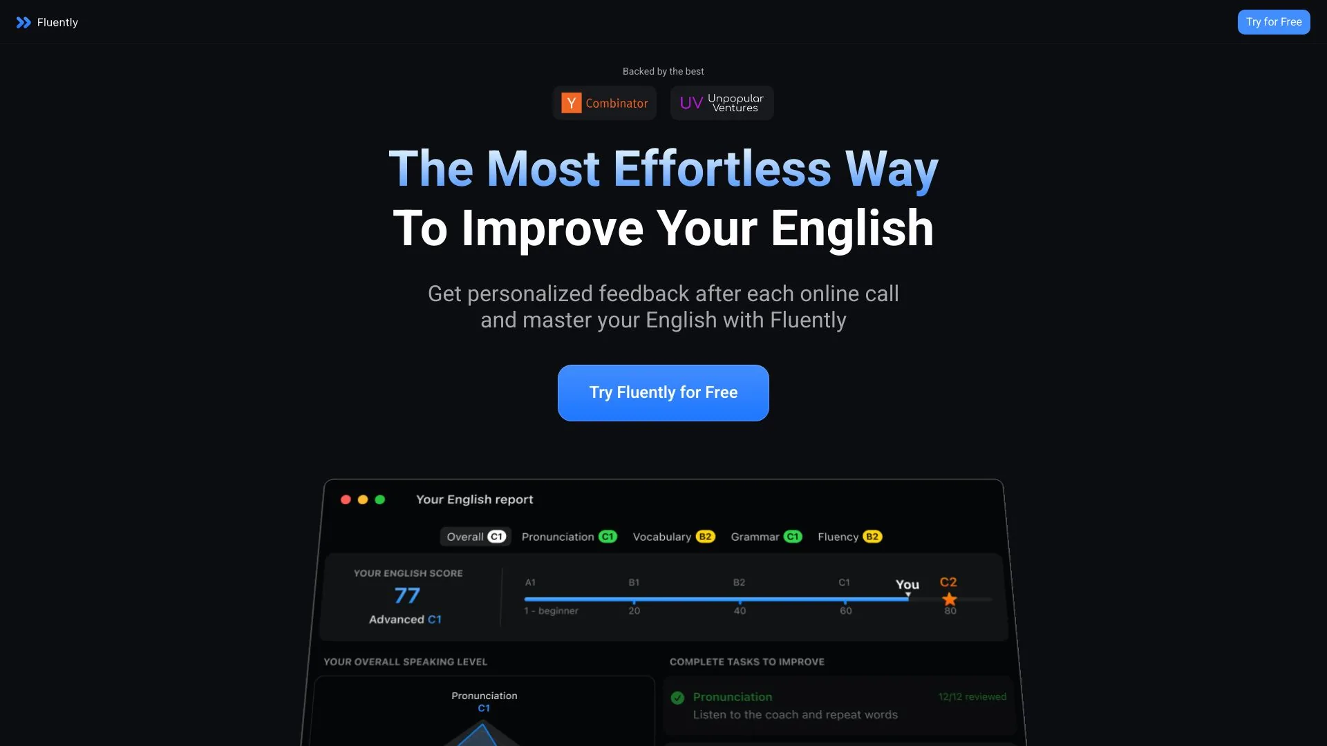 Fluently AI screenshot
