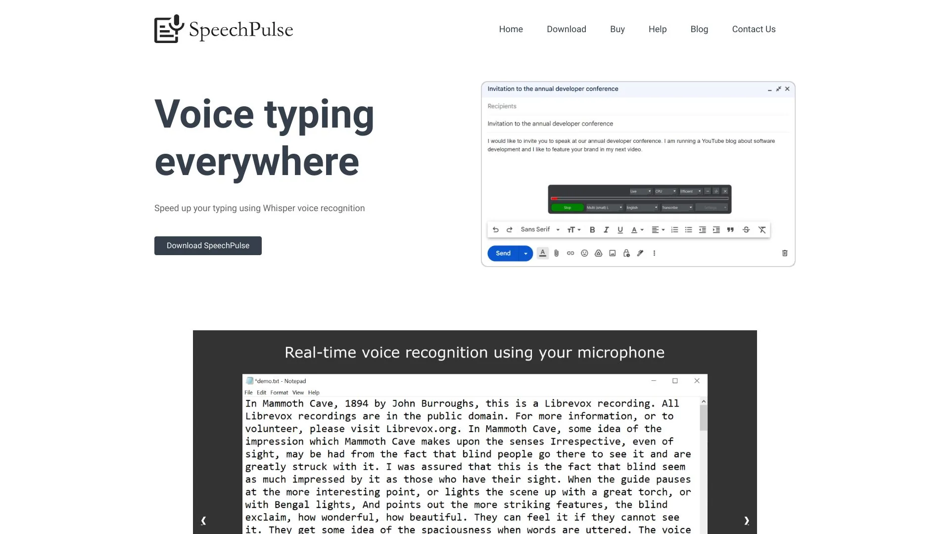 SpeechPulse screenshot