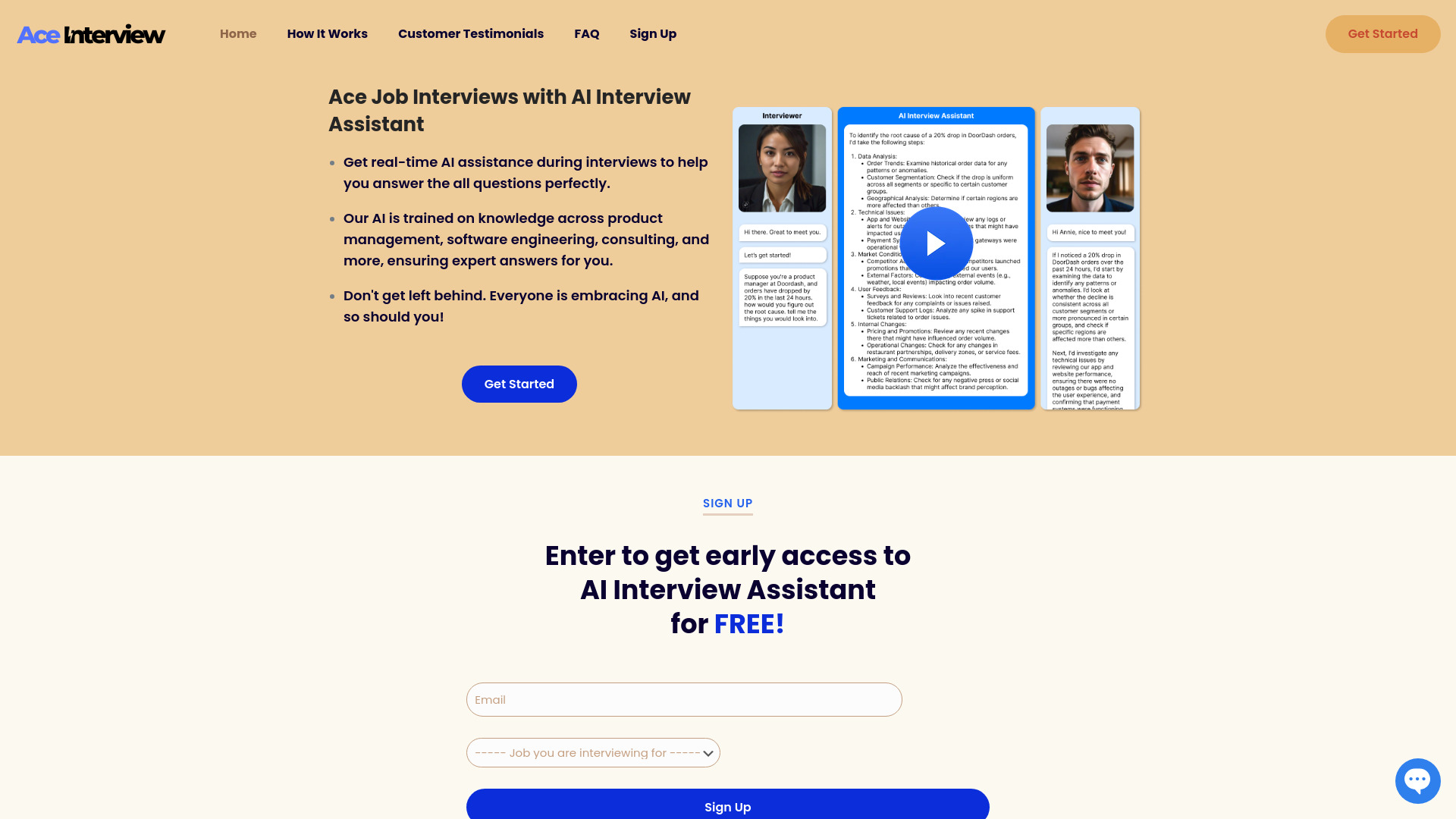 Ace Interview - AI Interview Assistant screenshot