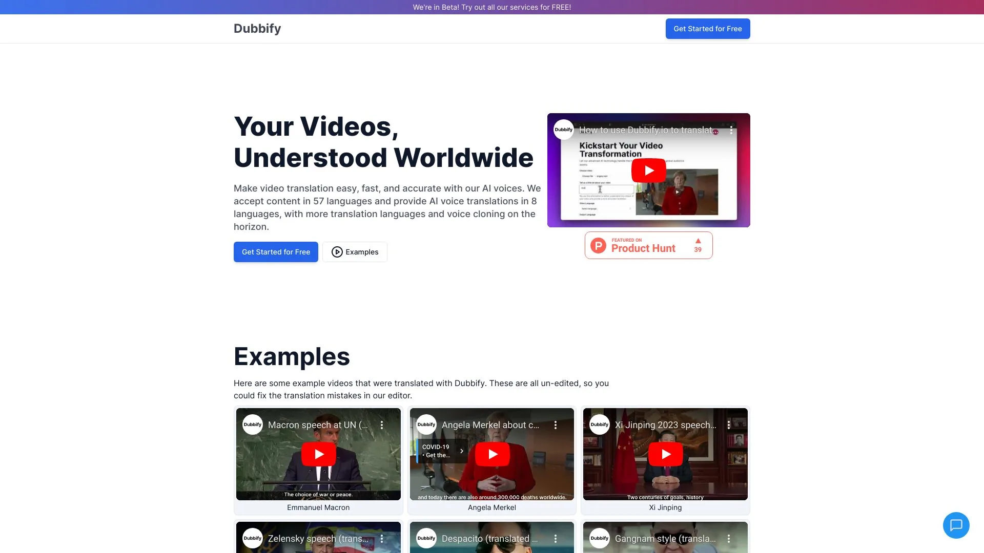 Dubbify screenshot