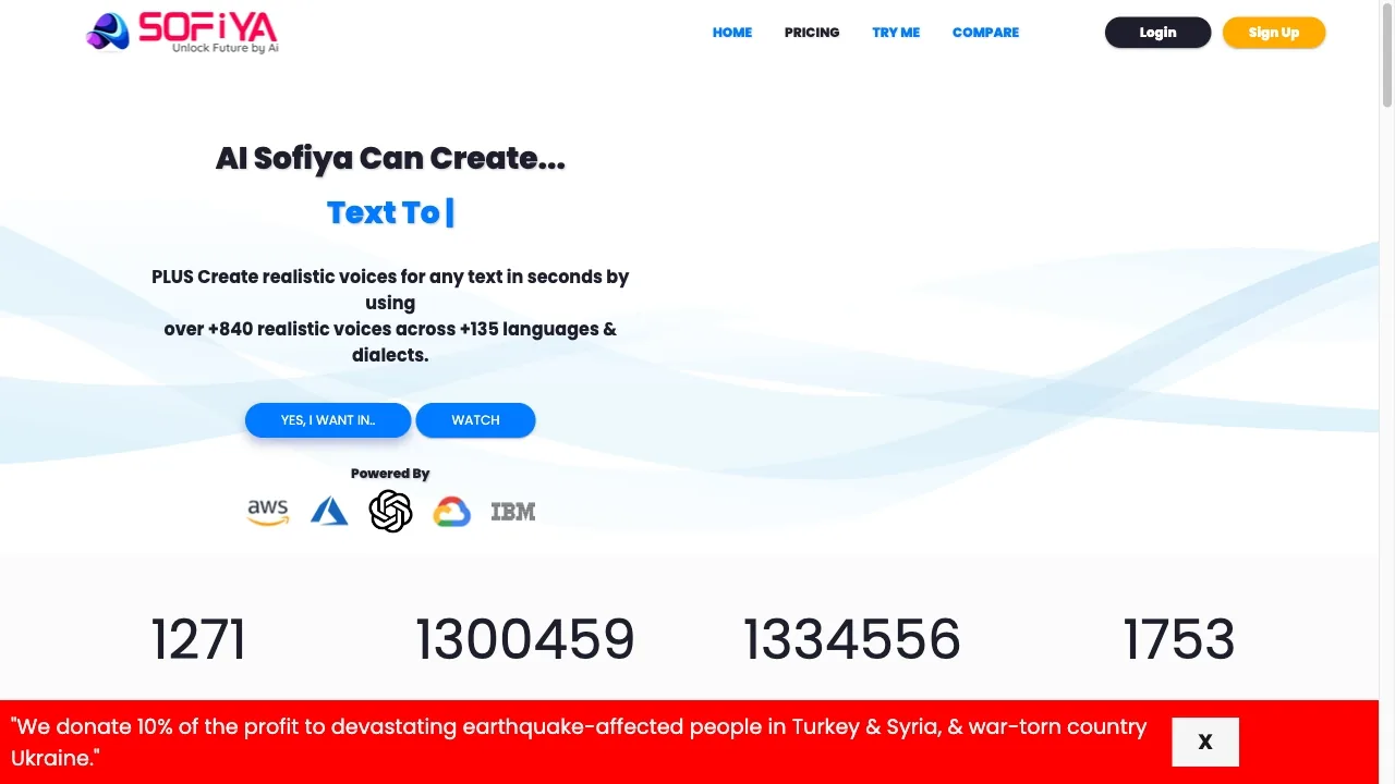 Ai Sofiya - Social Media AI Ad Copy Generator and Text to Speech Online Tool screenshot