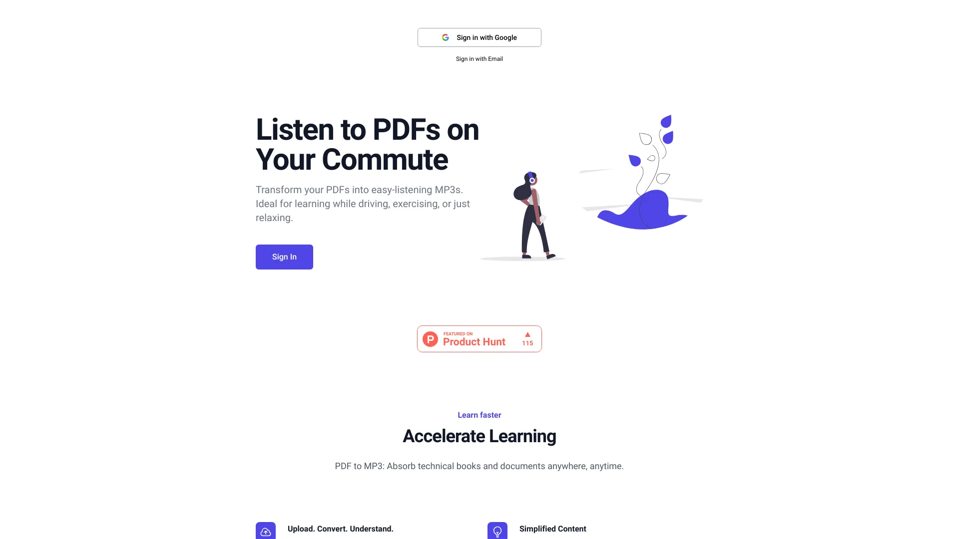 PDFToMP3 screenshot