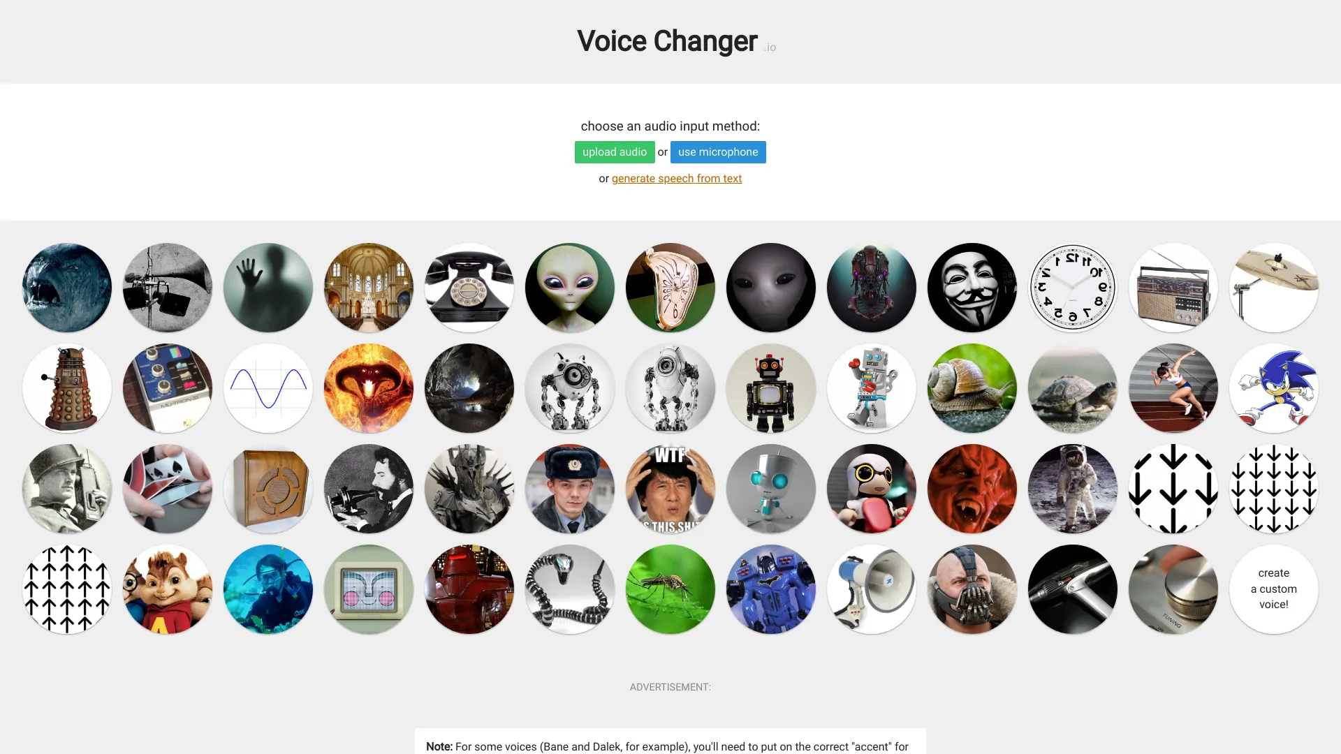 Voice Changer screenshot