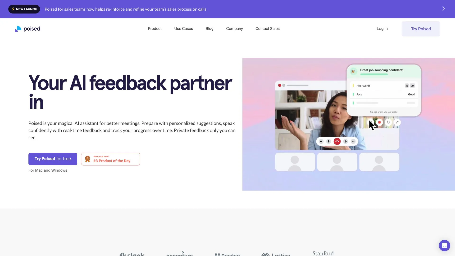 Poised: AI-Powered Communication Coach screenshot