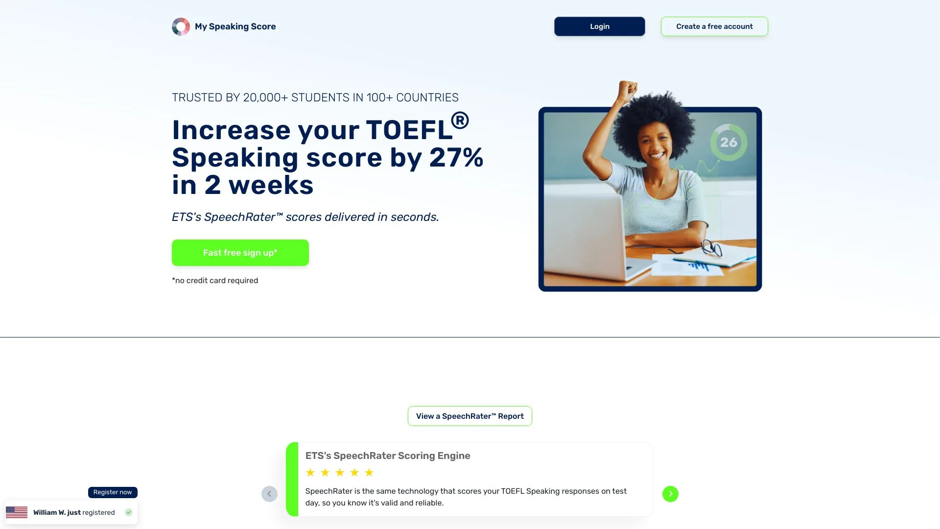 My Speaking Score screenshot