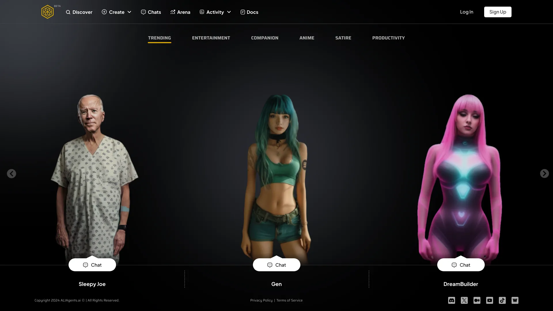 ALIAgents.ai screenshot