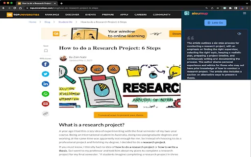 SummarAI screenshot