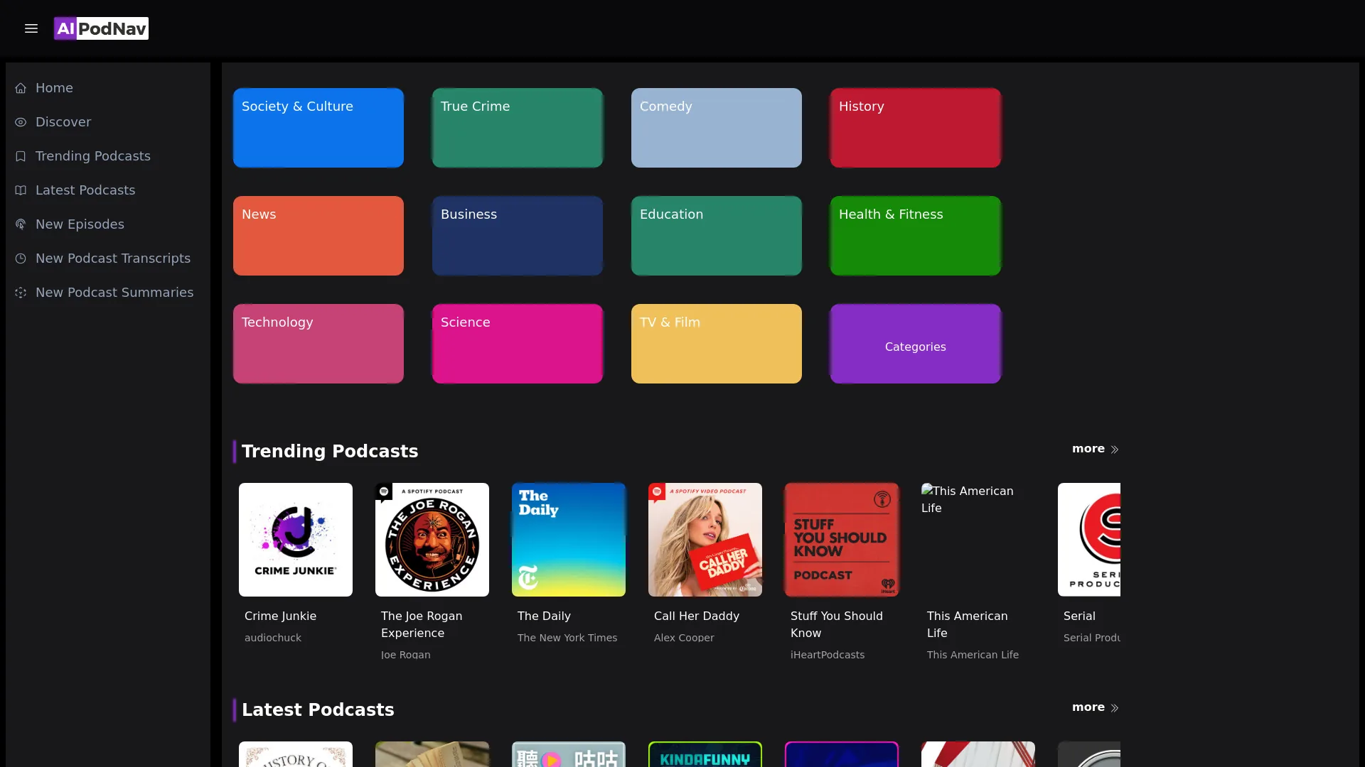 AIPodNav screenshot