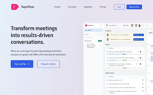 Topicflow screenshot