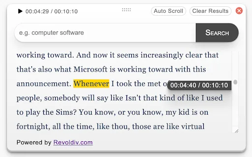 Revoldiv screenshot