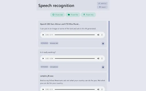 LocalVoice screenshot
