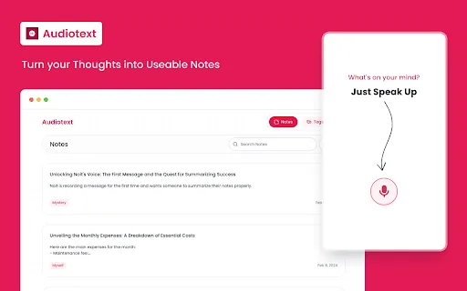Audiotext AI screenshot