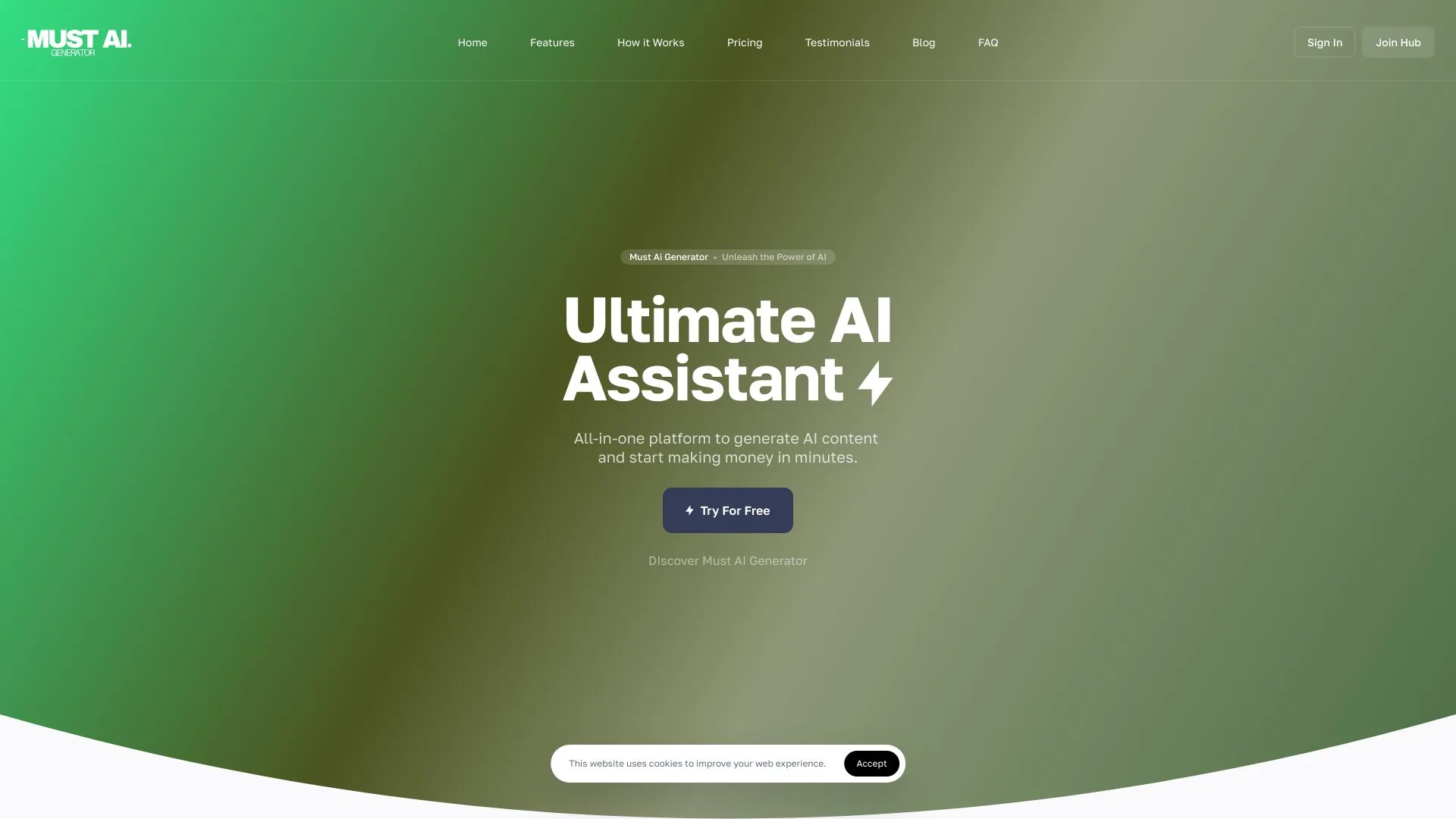 Must AI Generator screenshot