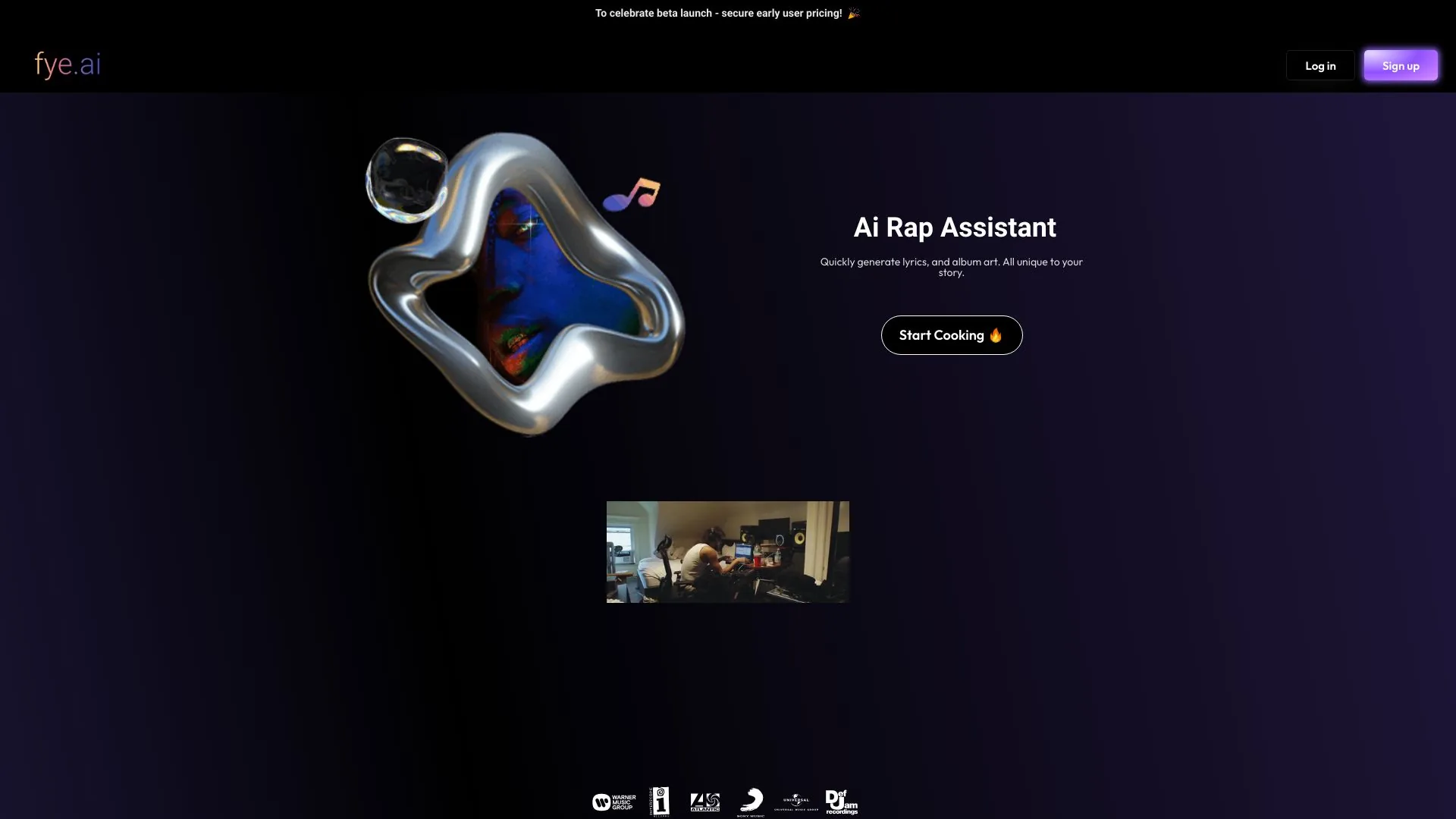 Fye.ai - Ai Rap Assistant screenshot