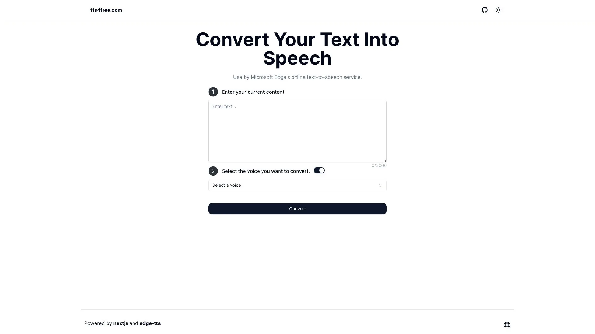 tts4free.com screenshot