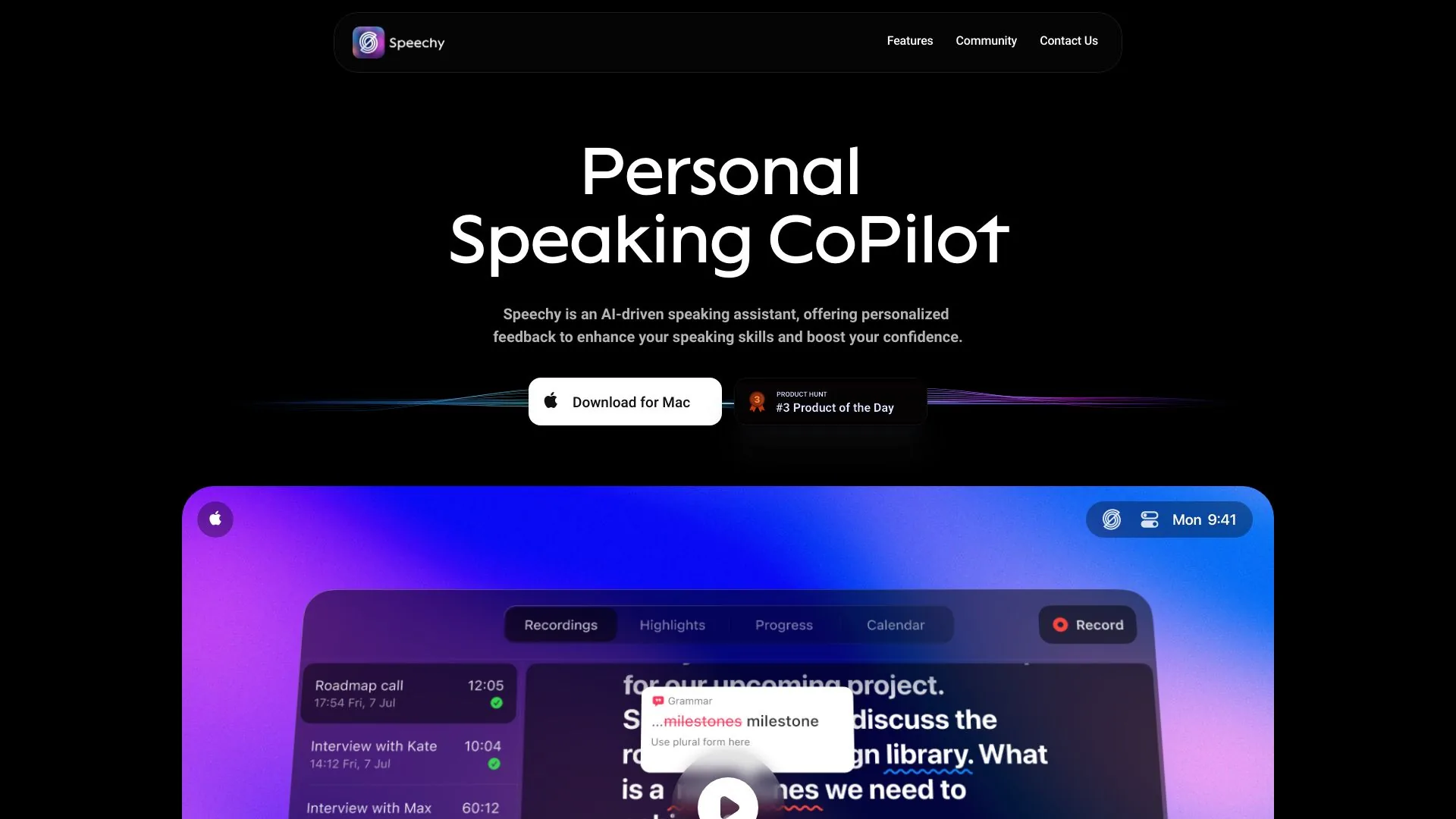 Speechy screenshot