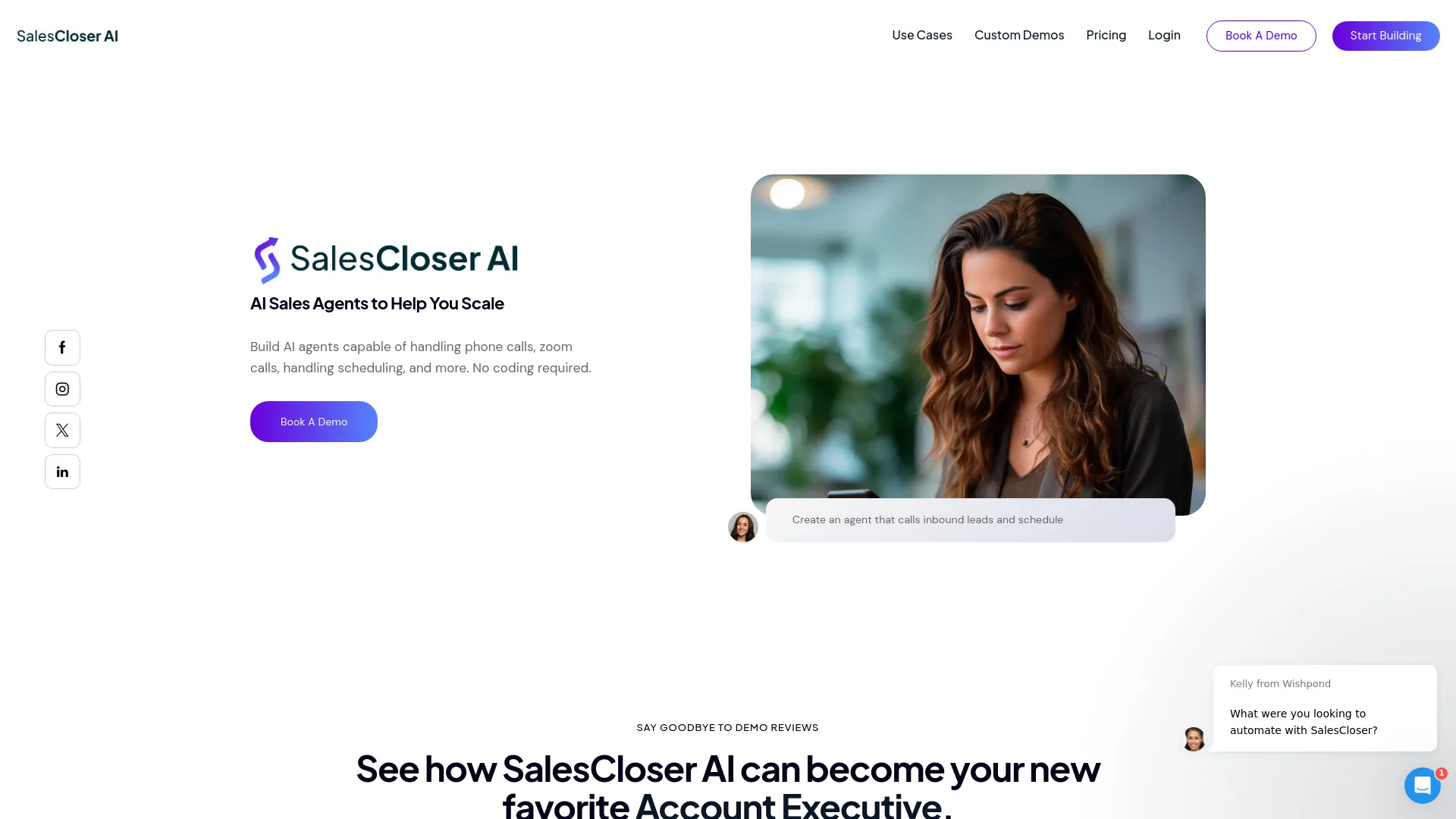 SalesCloser AI screenshot