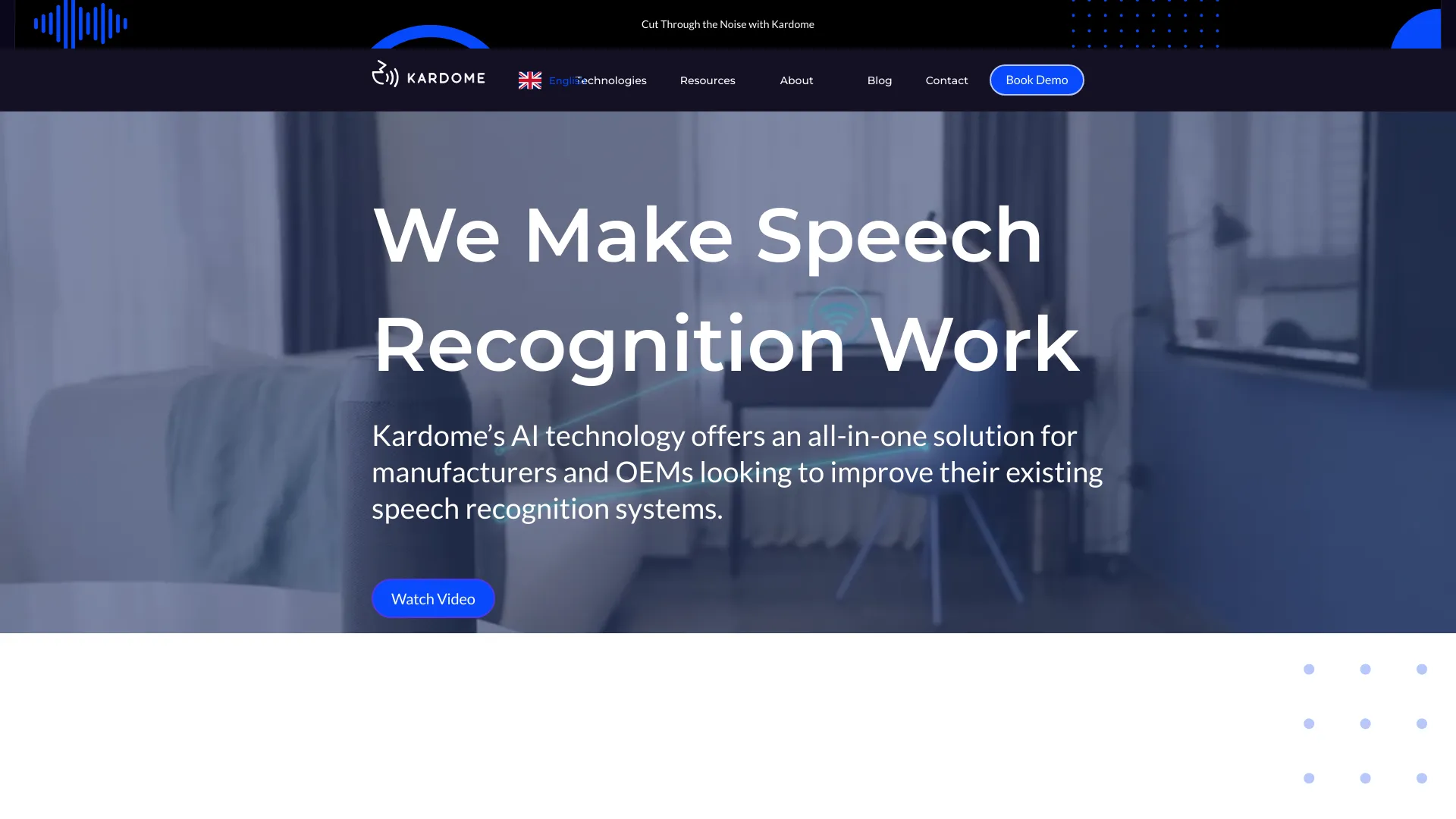 Kardome screenshot