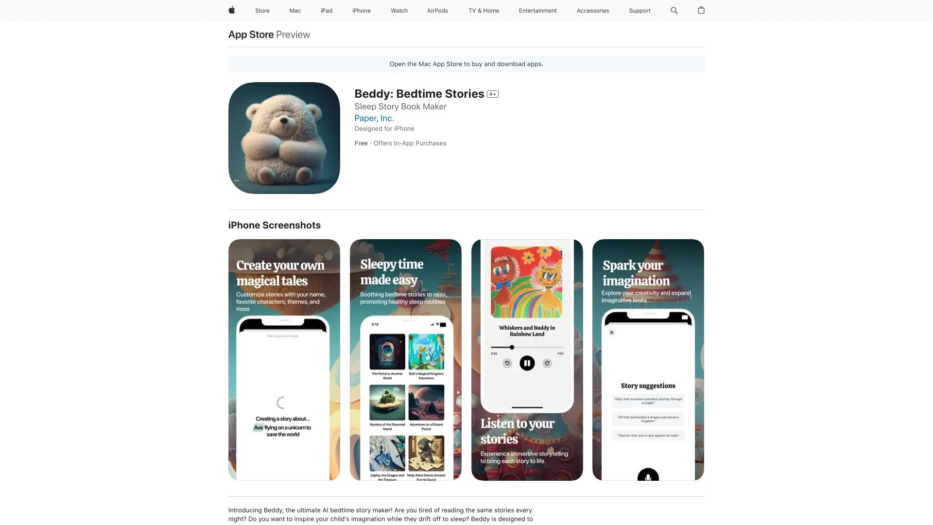 Beddy screenshot