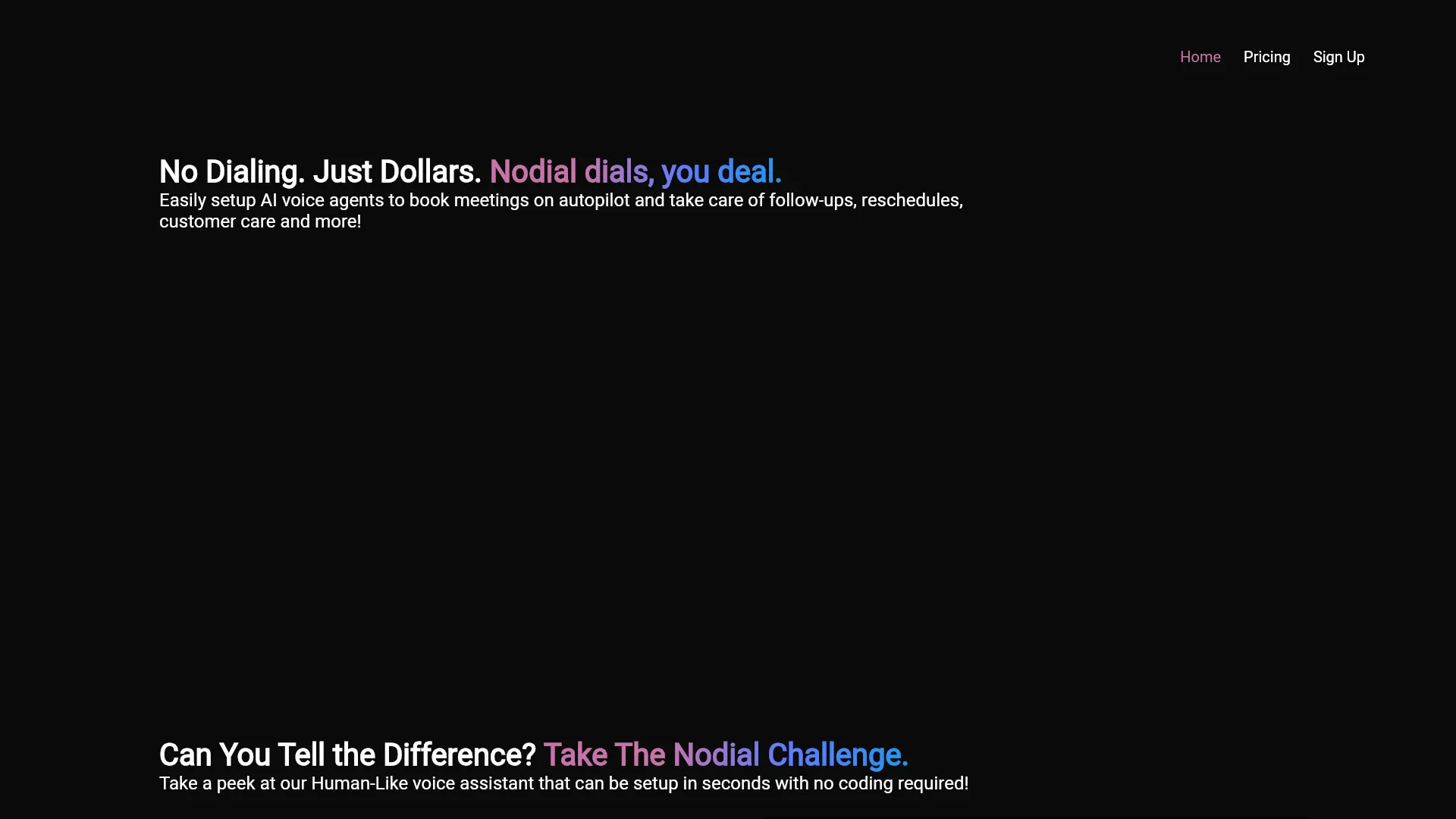 nodial.io screenshot