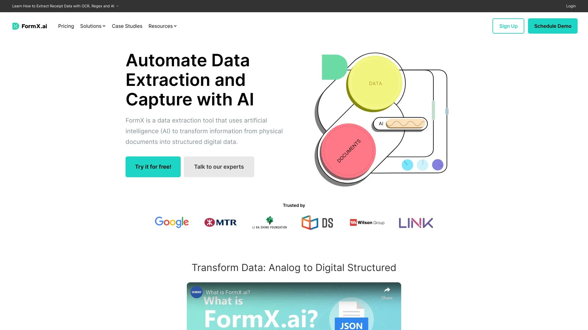 FormX.ai - AI Form and Document Extraction screenshot