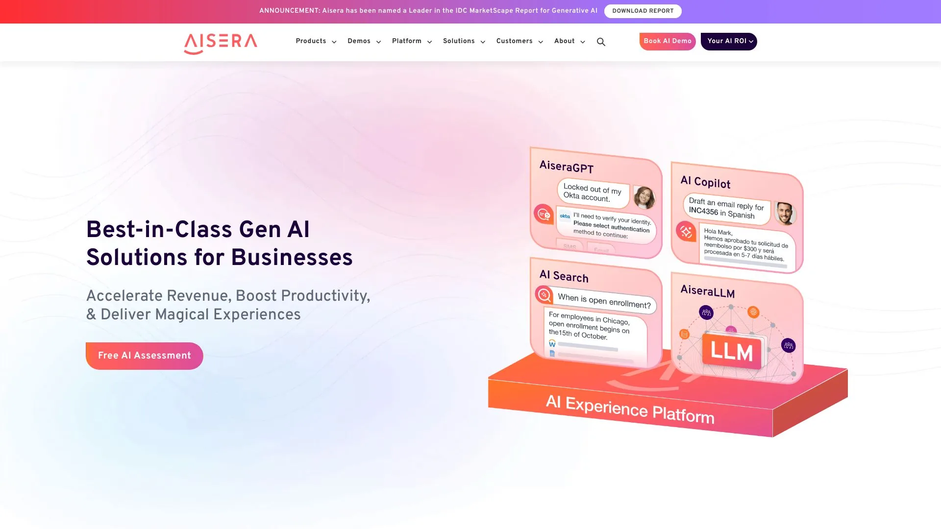Aisera screenshot