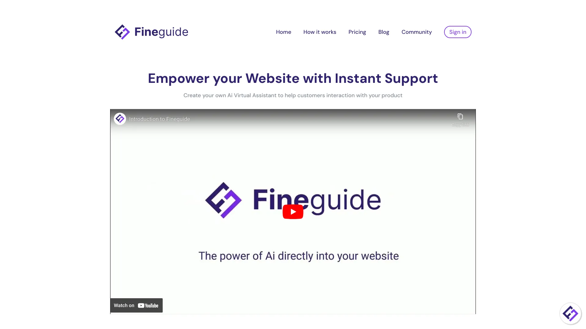 Fineguide screenshot