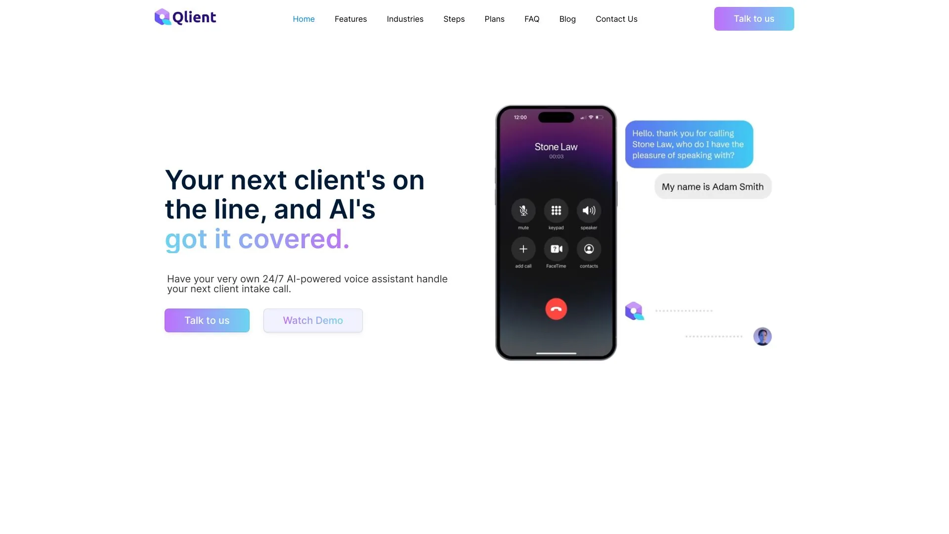Qlient screenshot