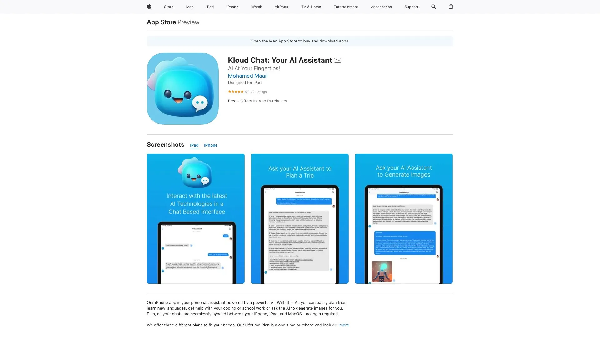 ChatGPT Alternative screenshot