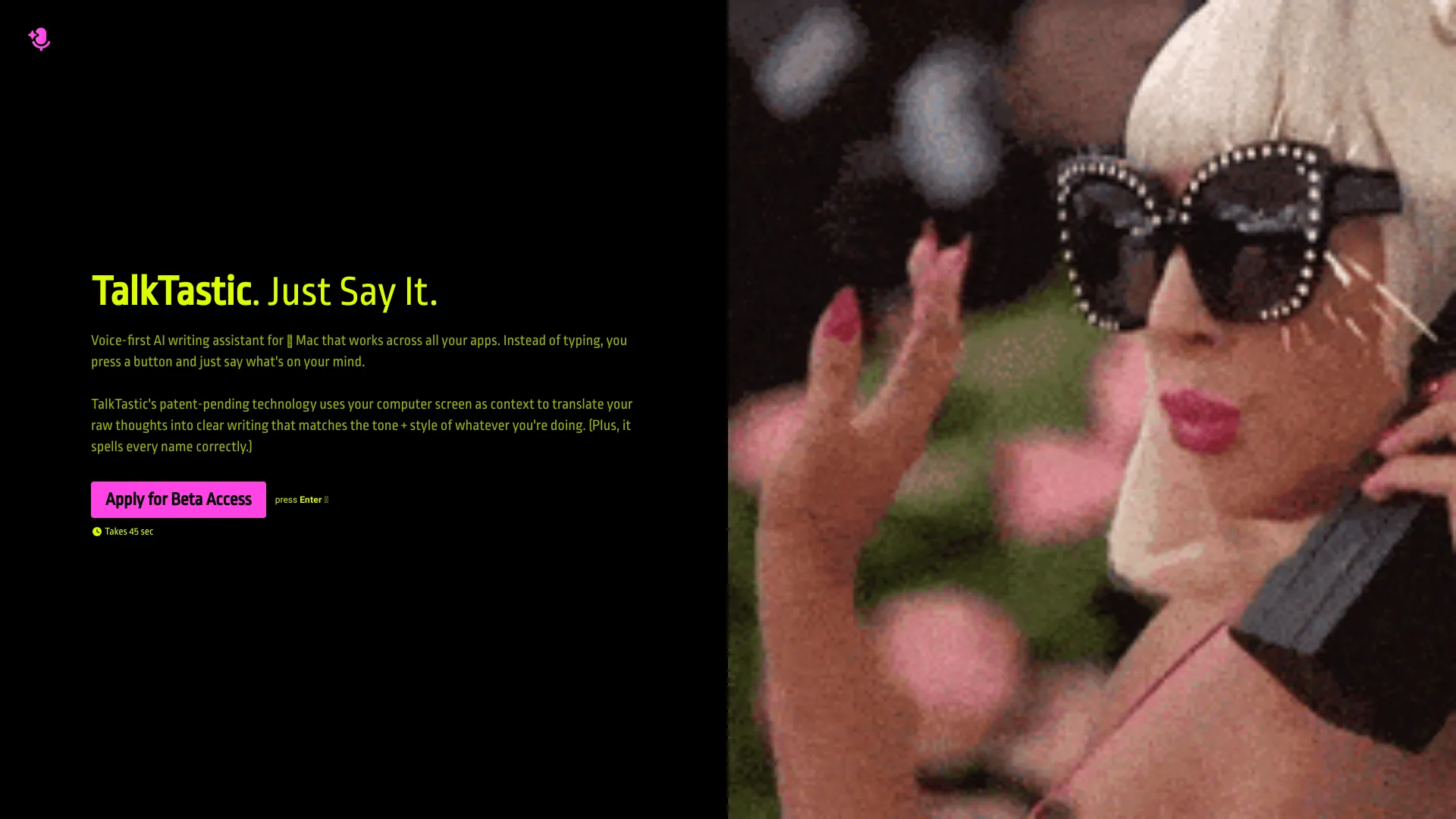 TalkTastic screenshot