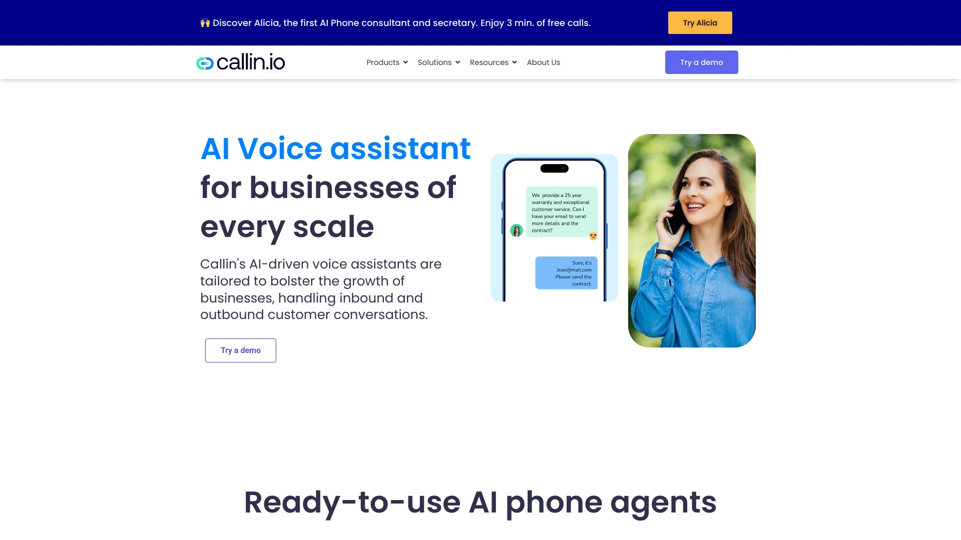 Callin.io screenshot
