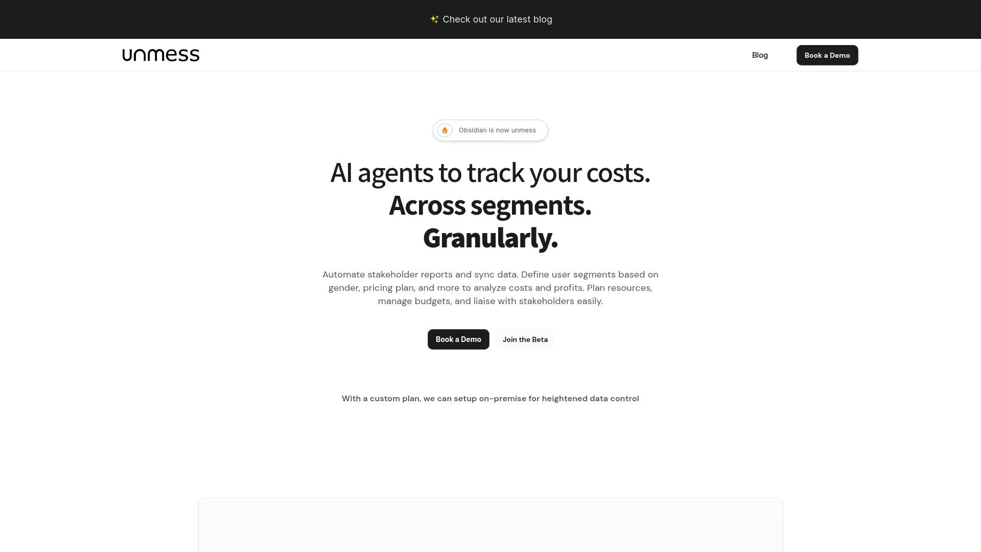unMess AI Agents for Financial Planning screenshot