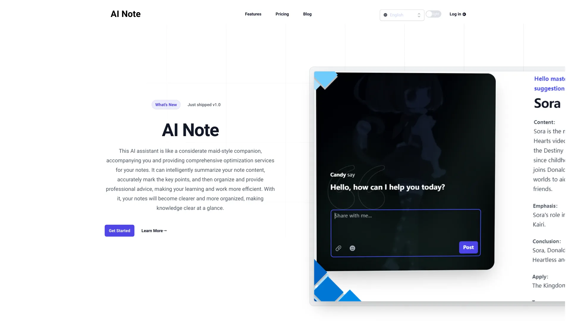AI Note Helper screenshot