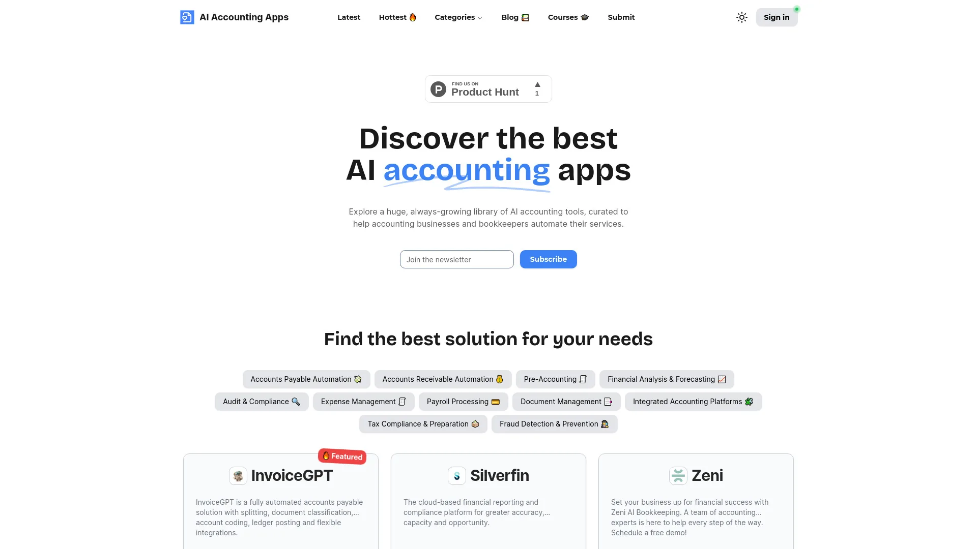 AI Accounting Apps screenshot