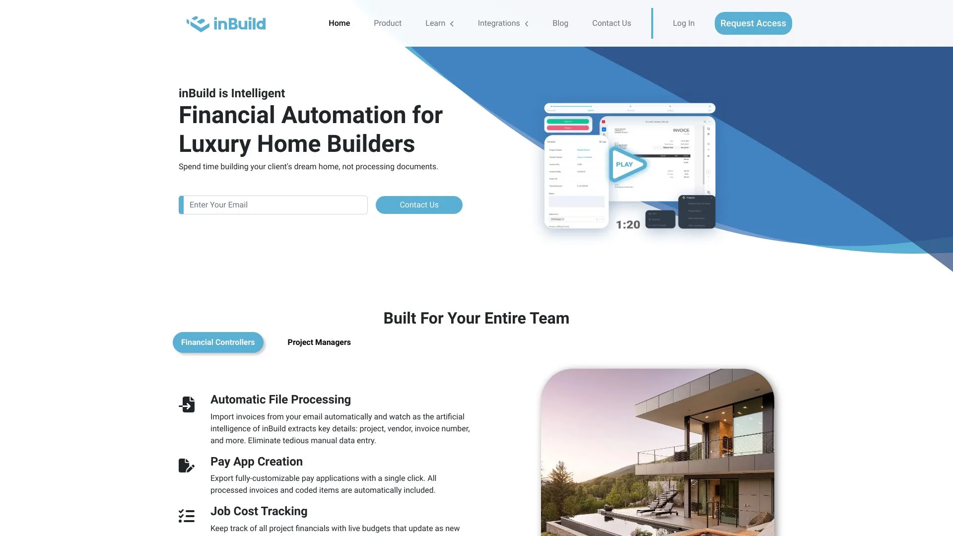 inBuild screenshot