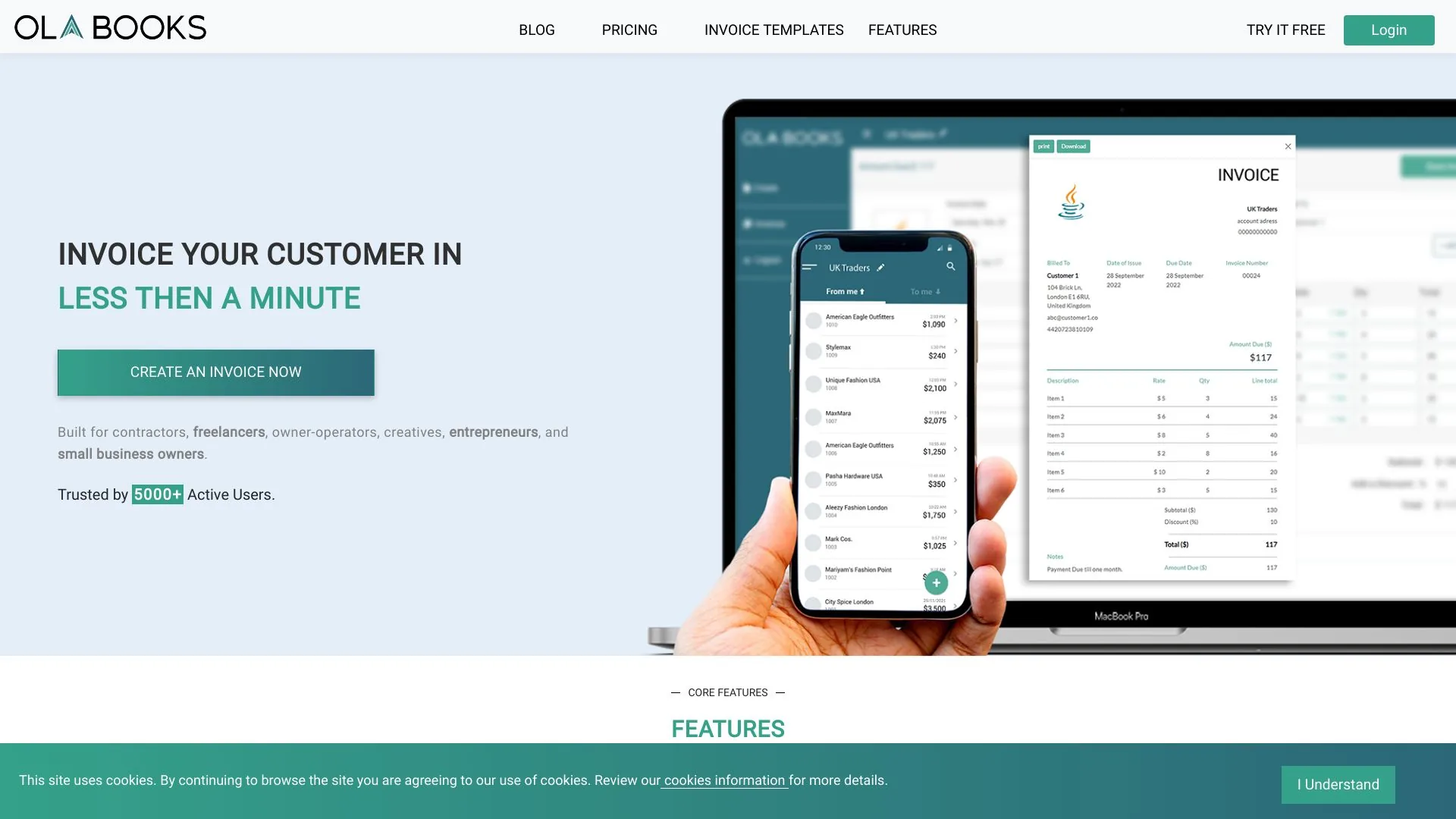 Olabooks screenshot