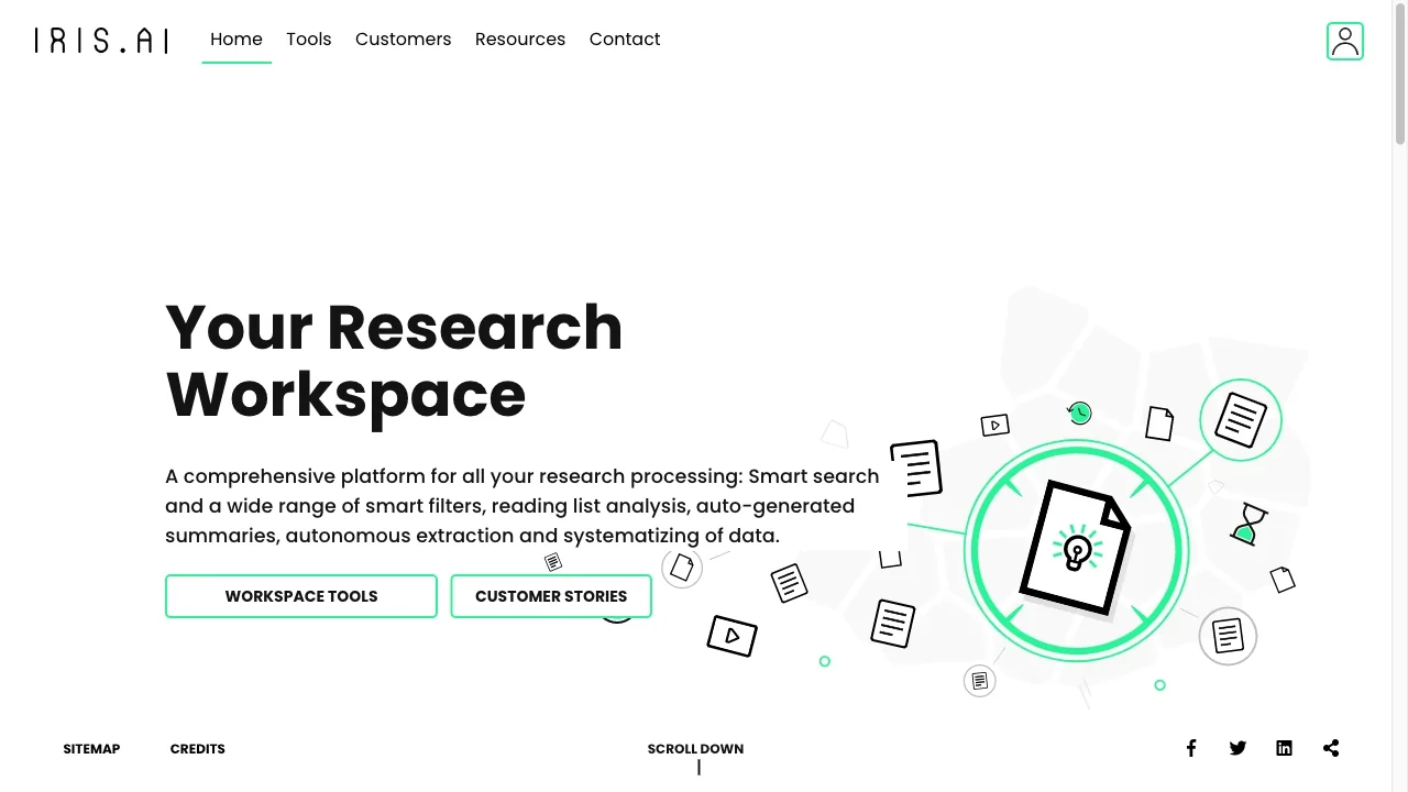 Research Platform screenshot