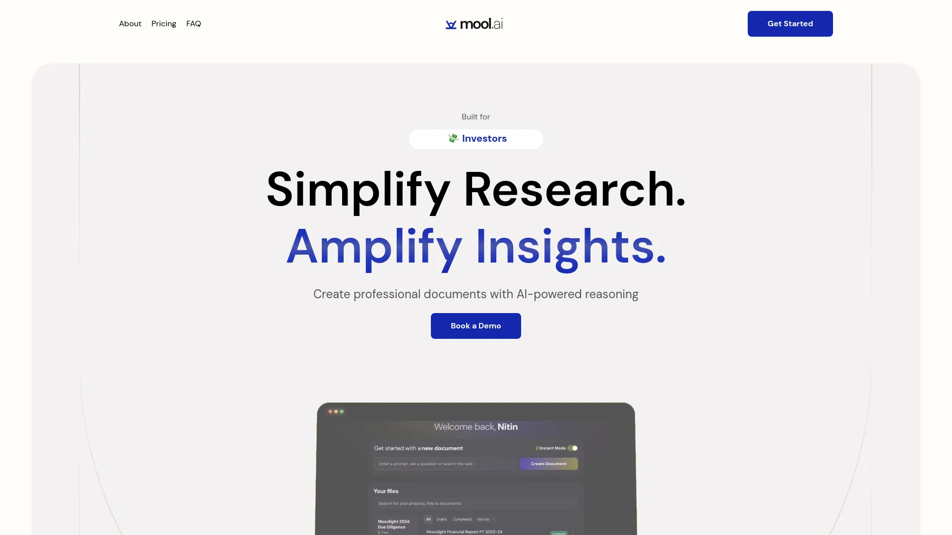 Mool.AI screenshot