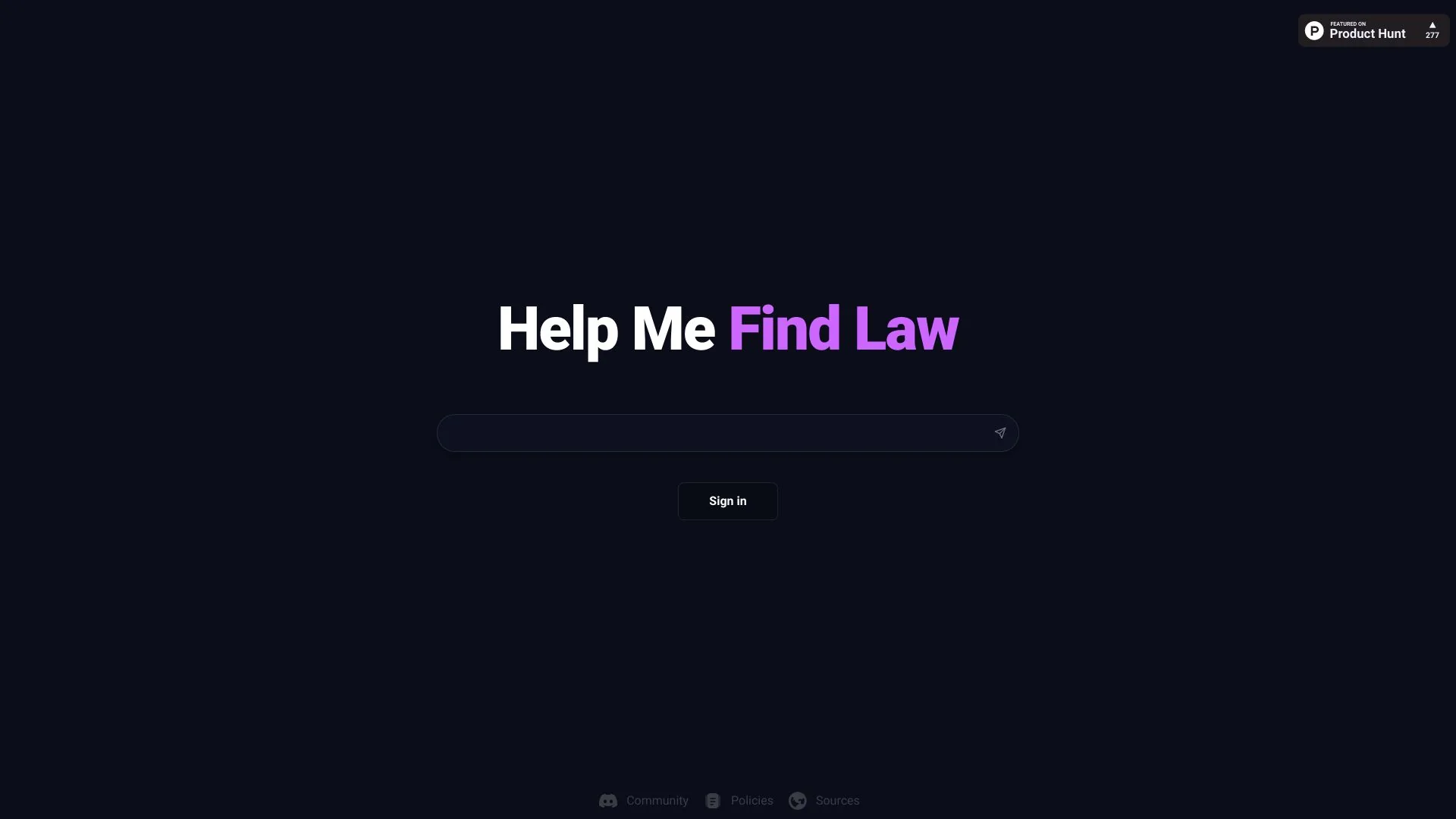 Help Me Find Law screenshot