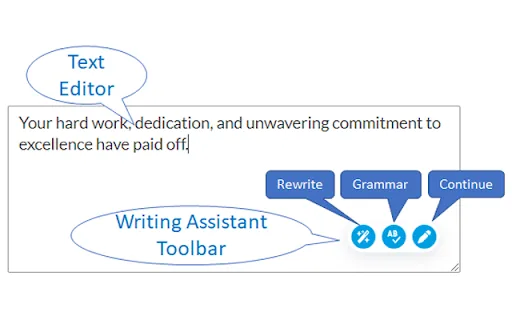 Writing Assistant screenshot