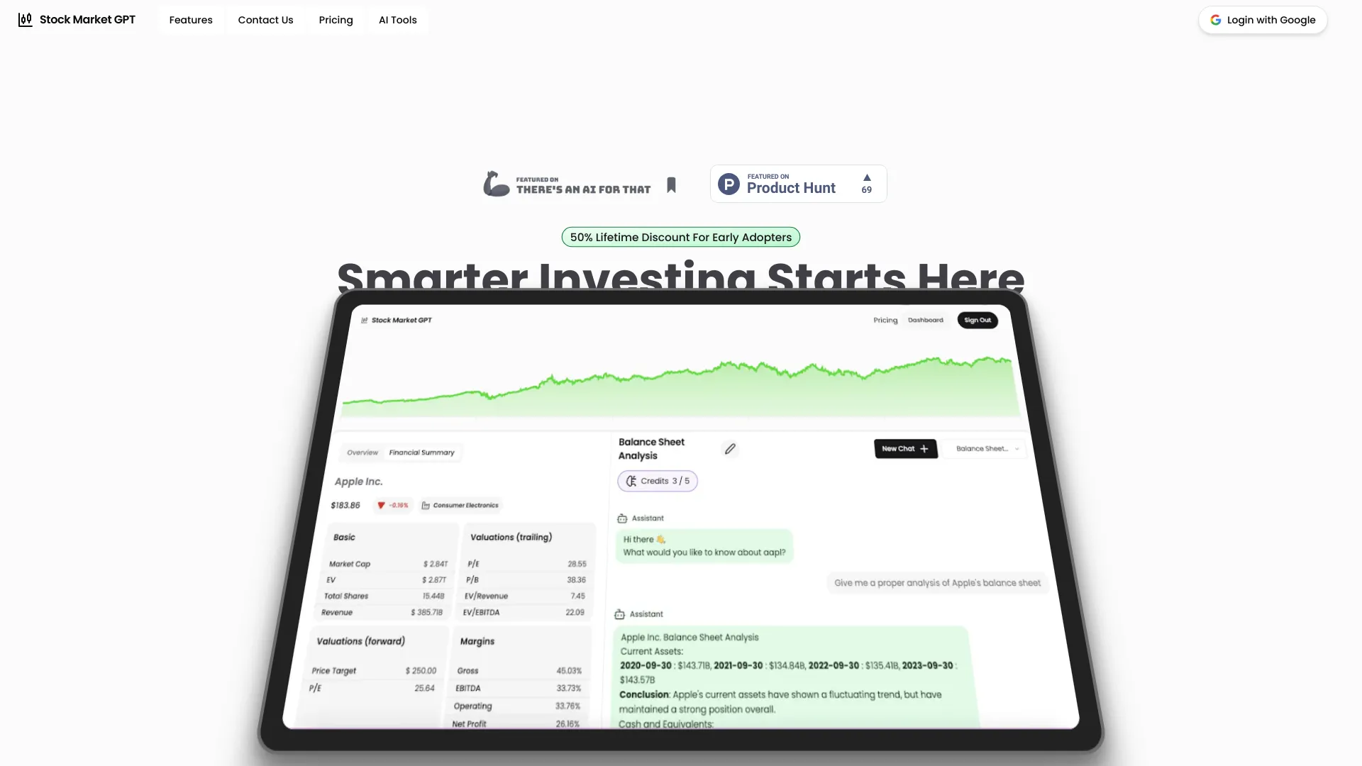 Stock Market GPT screenshot