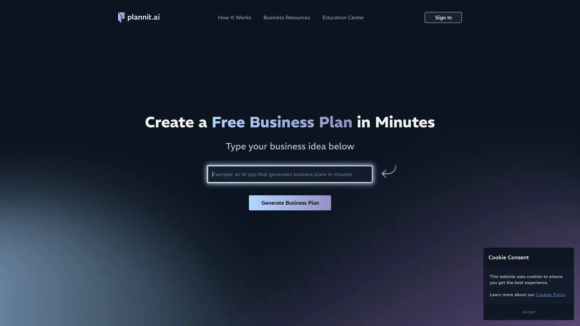 Plannit screenshot