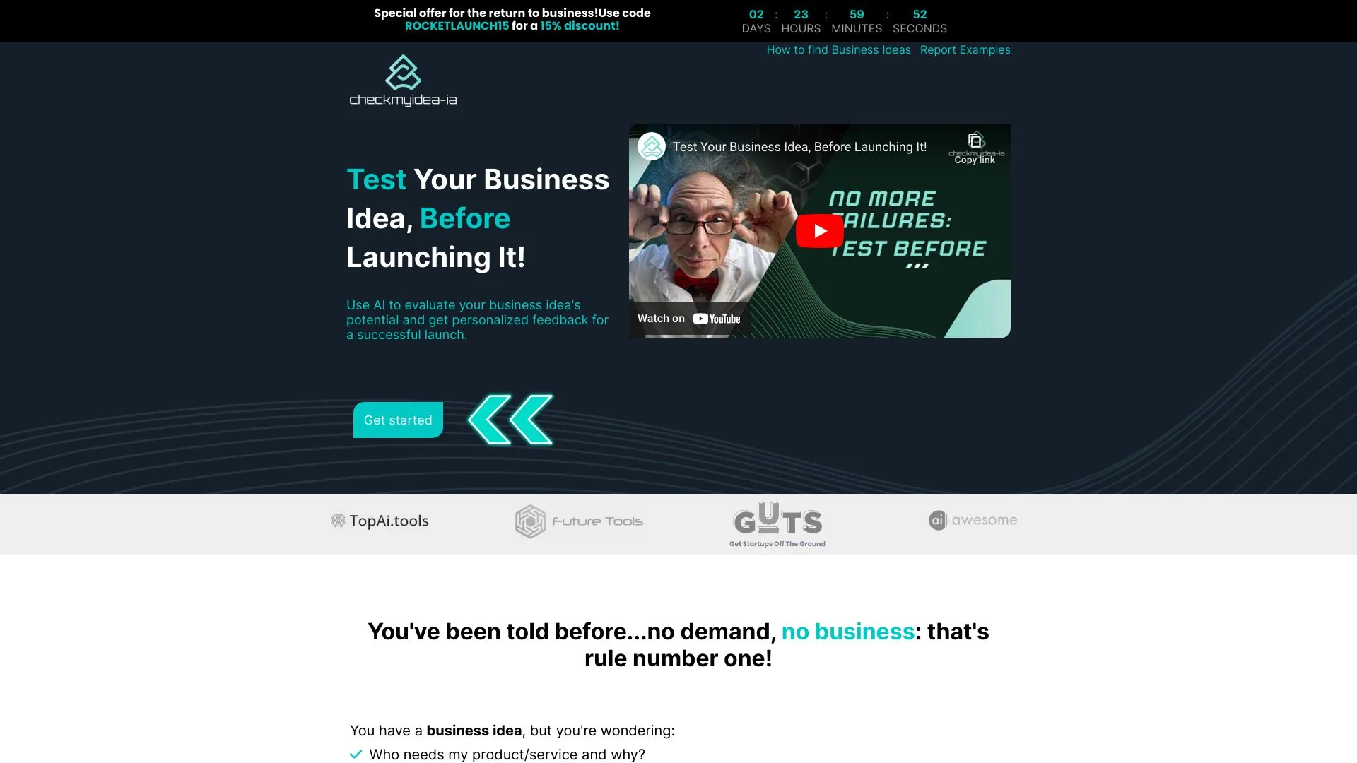 Checkmyidea-IA screenshot