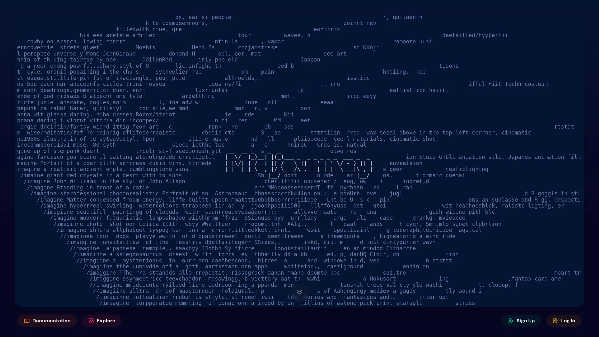 MidJourney screenshot