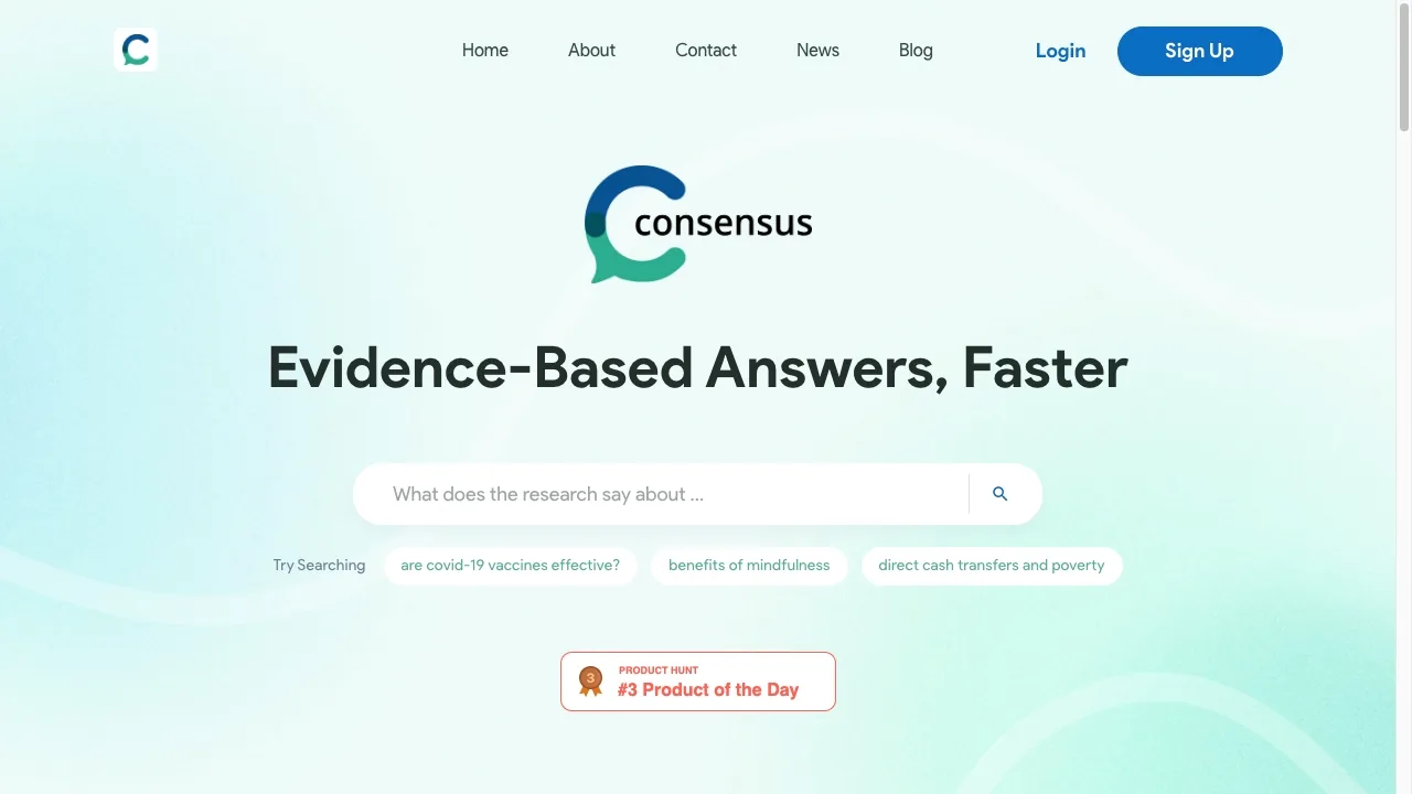 Consensus screenshot